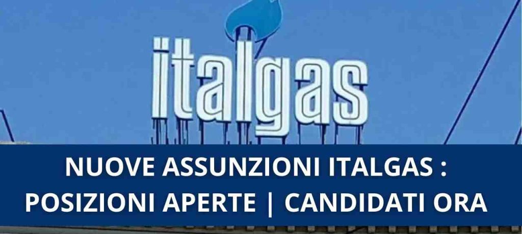 Assunzioni Italgas