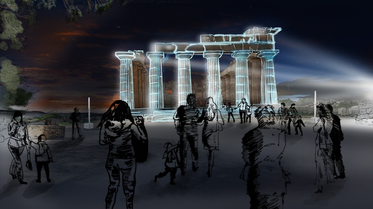 La proiezione multimediale Polemos farà da introduzione a tutti gli spettacoli del cartellone Selinunte Estate...