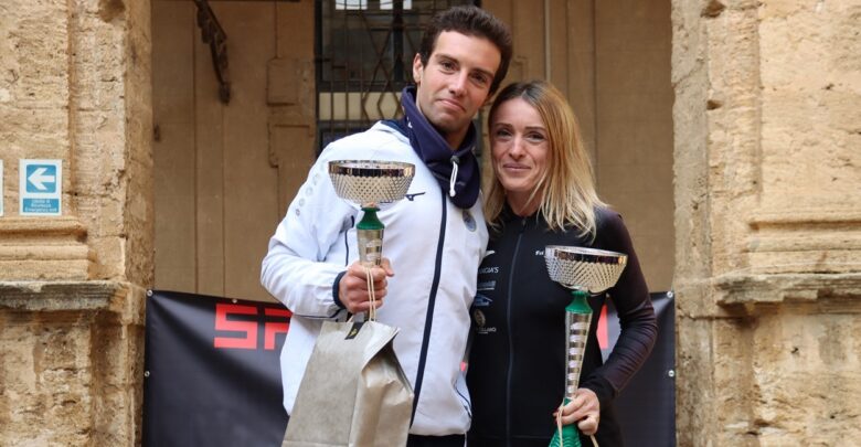 Il palermitano vola nei 10 km, la saccense firma la terza vittoria consecutiva. Grande partecipazione...